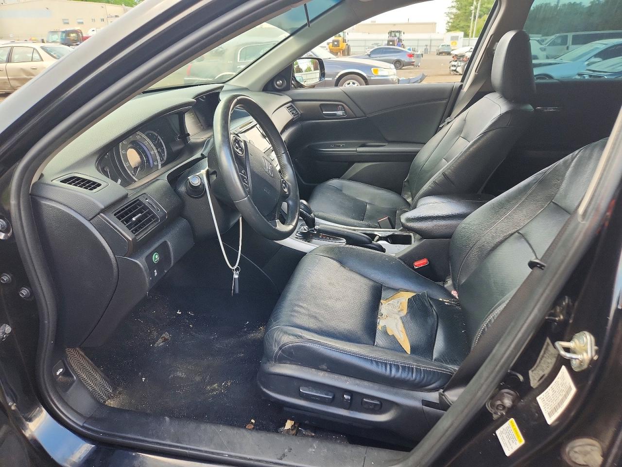 2015 Honda Accord Exl Black vin: 1HGCR2F86FA031317