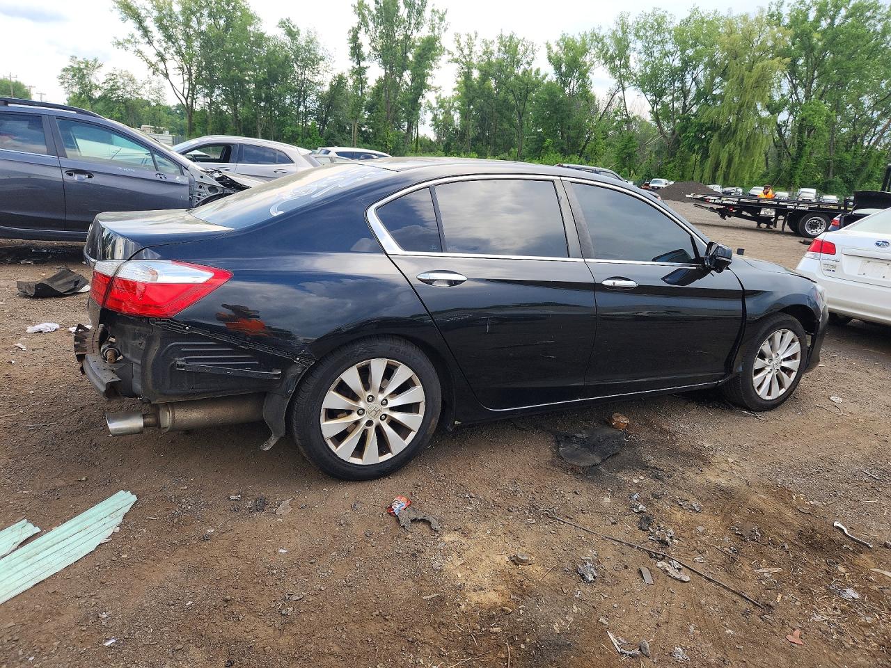 2015 Honda Accord Exl Black vin: 1HGCR2F86FA031317