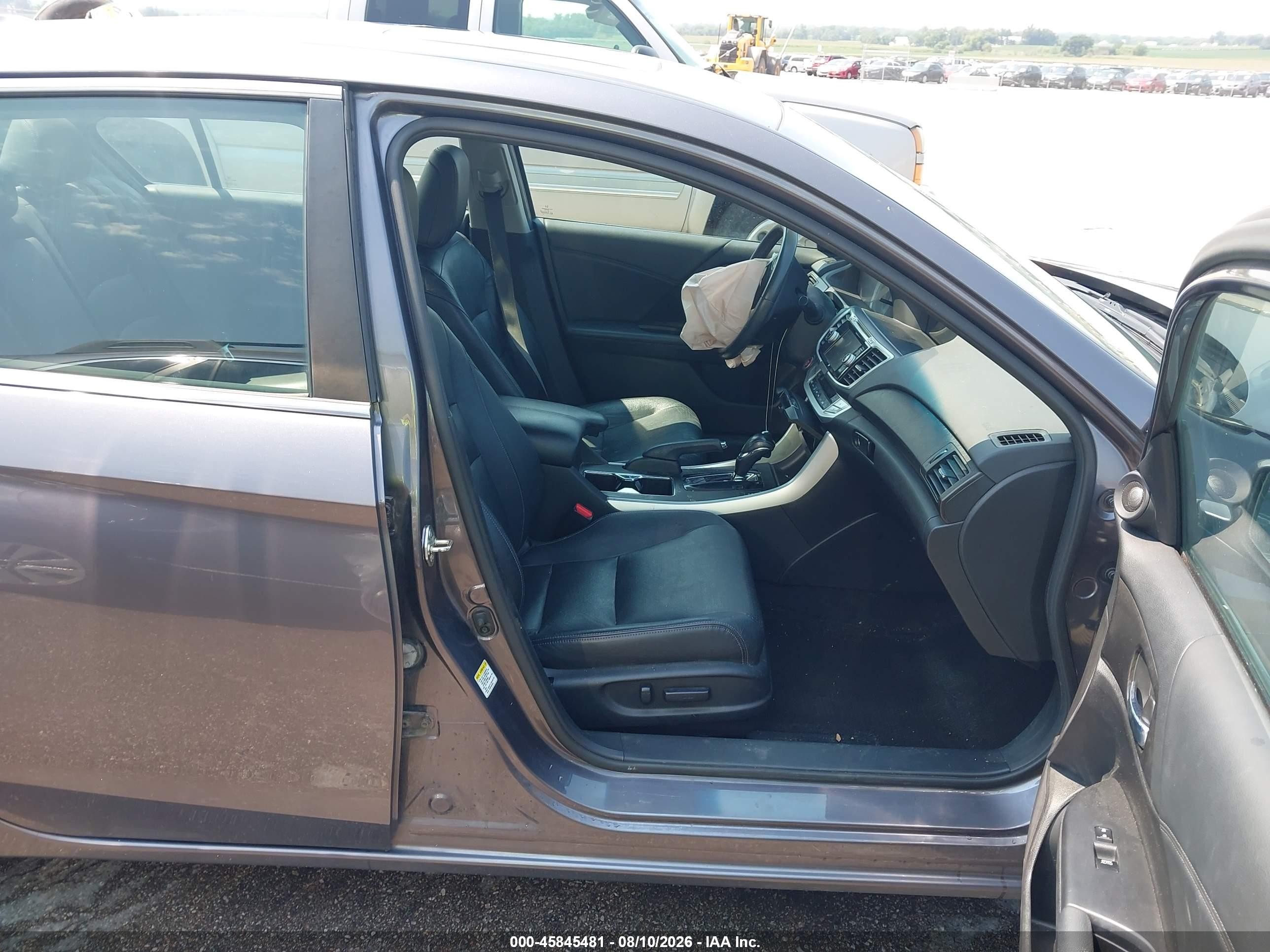 2015 Honda Accord Ex-l Gray vin: 1HGCR2F86FA045248