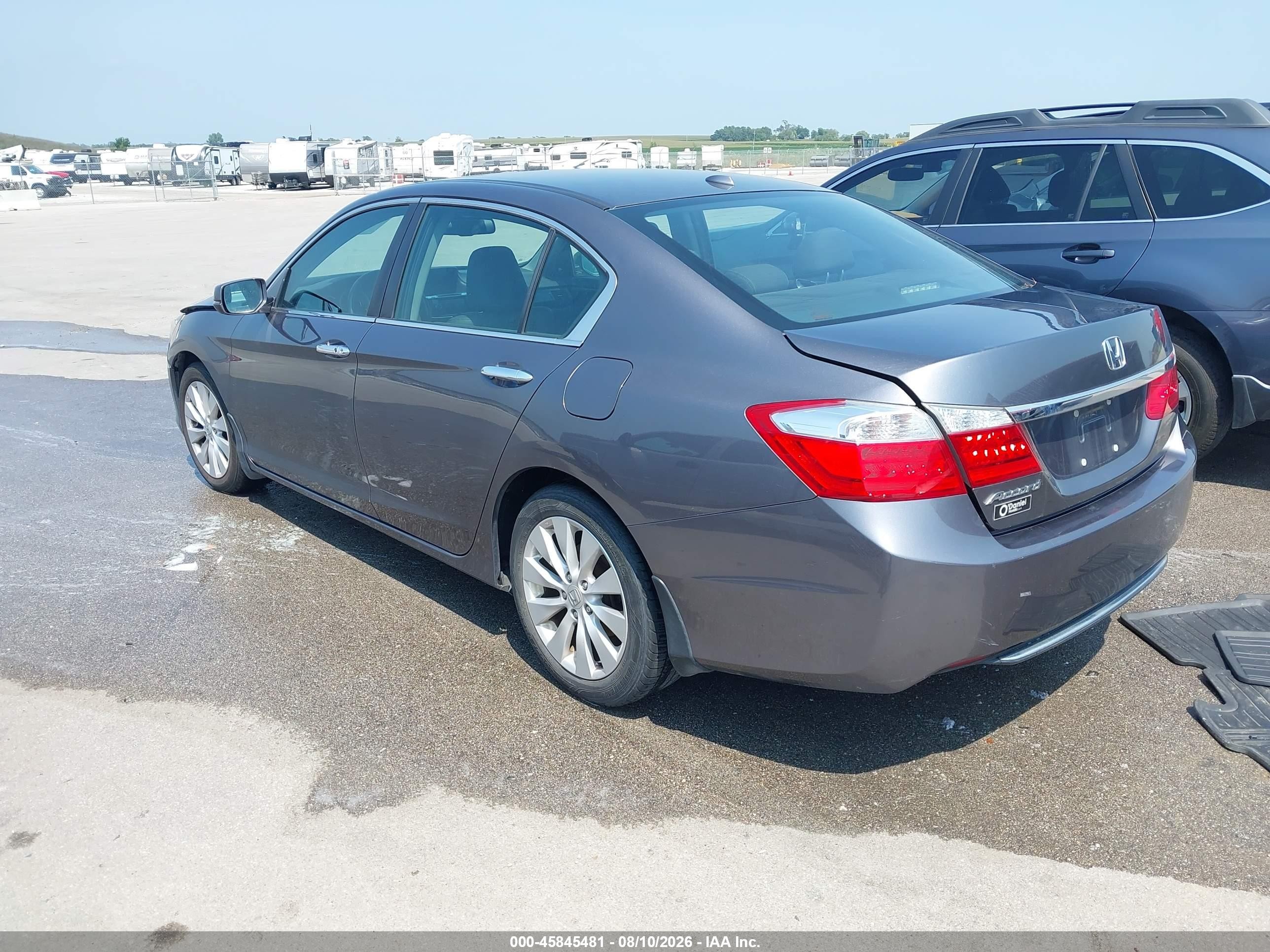 2015 Honda Accord Ex-l Gray vin: 1HGCR2F86FA045248