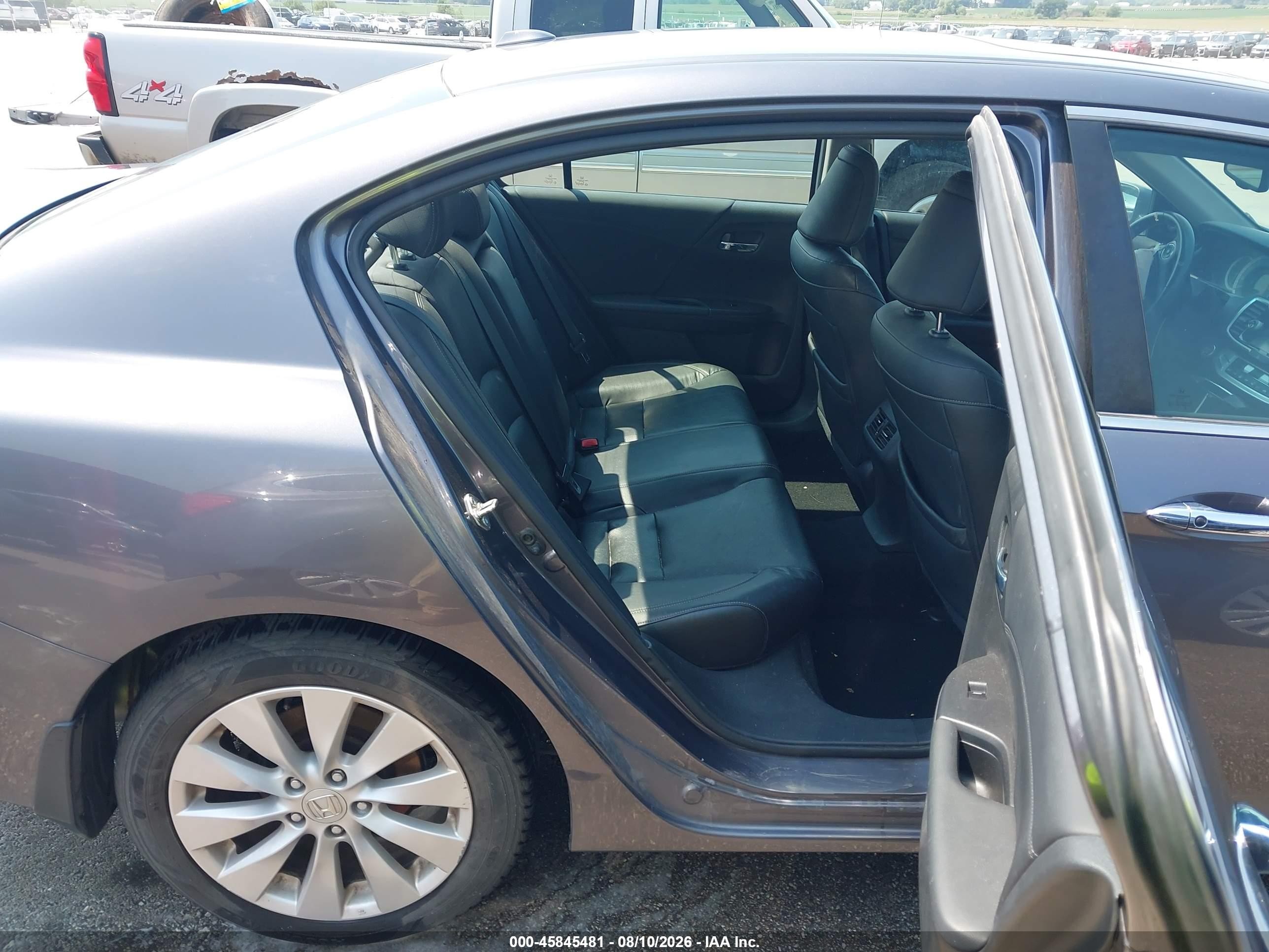 2015 Honda Accord Ex-l Gray vin: 1HGCR2F86FA045248