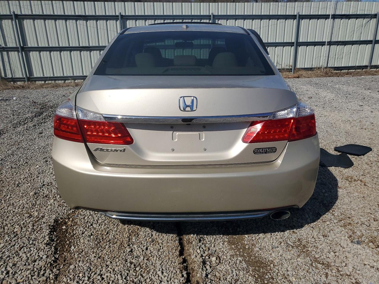 2015 Honda Accord Exl Beige vin: 1HGCR2F86FA048182