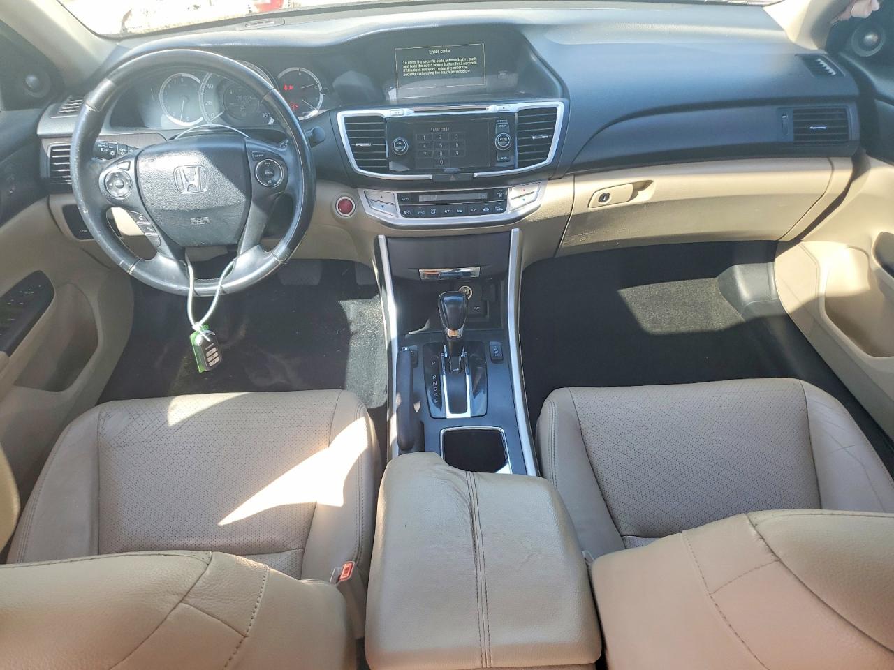 2015 Honda Accord Exl Beige vin: 1HGCR2F86FA048182