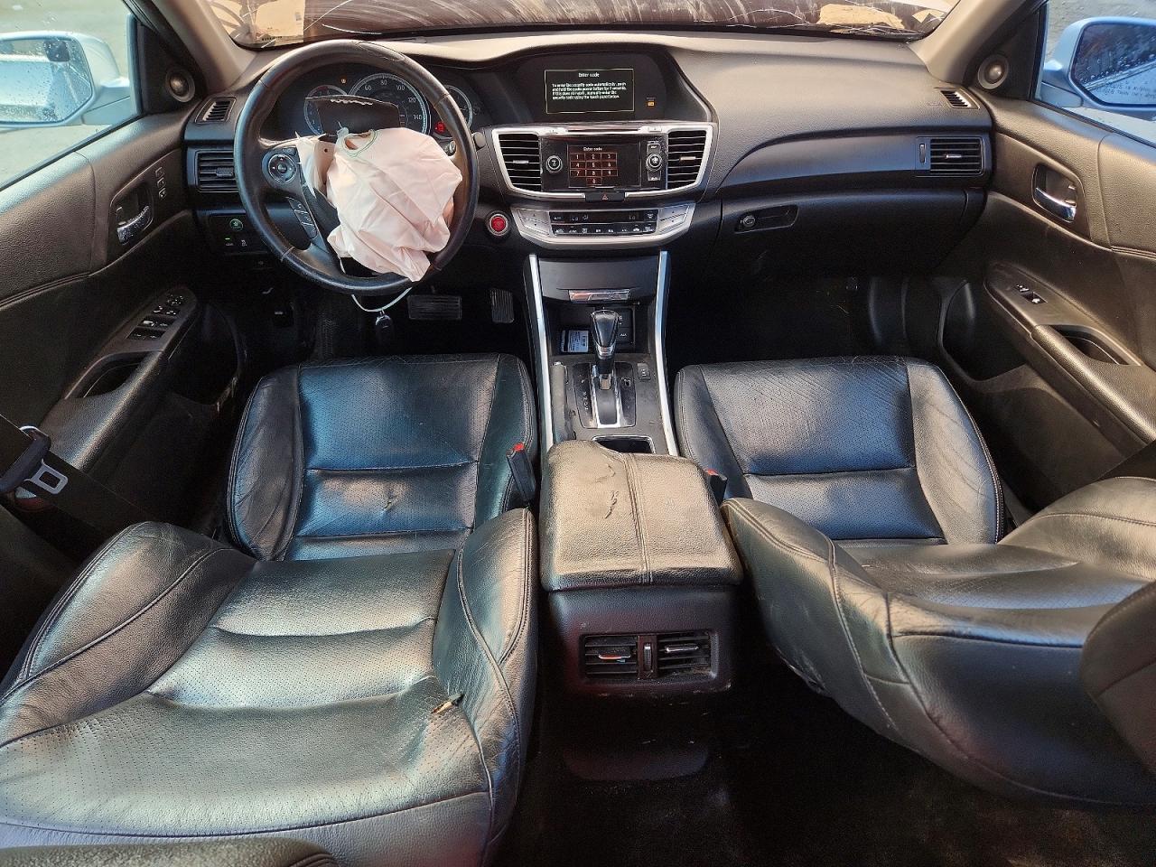 2015 Honda Accord Exl Silver vin: 1HGCR2F86FA085376