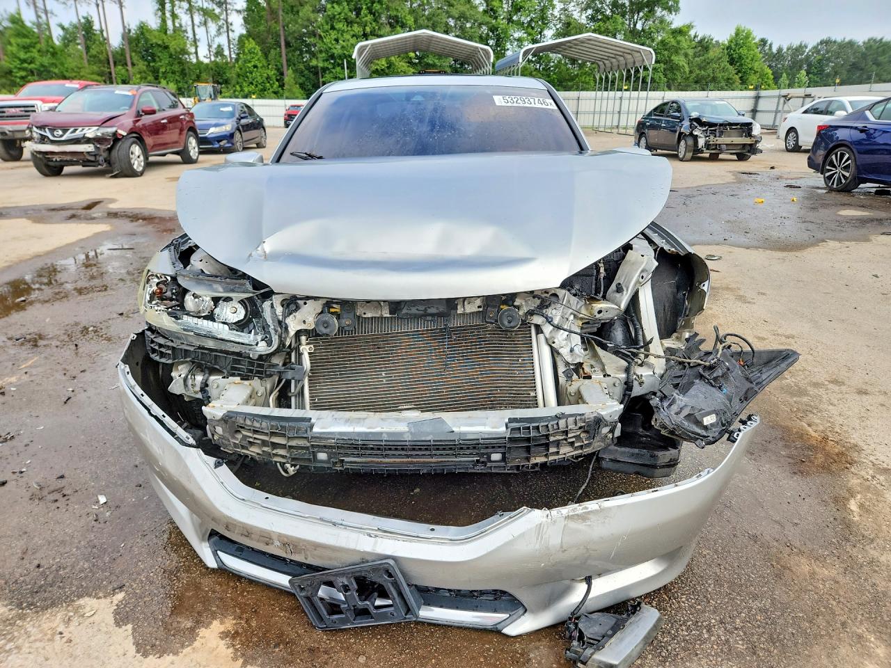 2015 Honda Accord Exl Silver vin: 1HGCR2F86FA085376