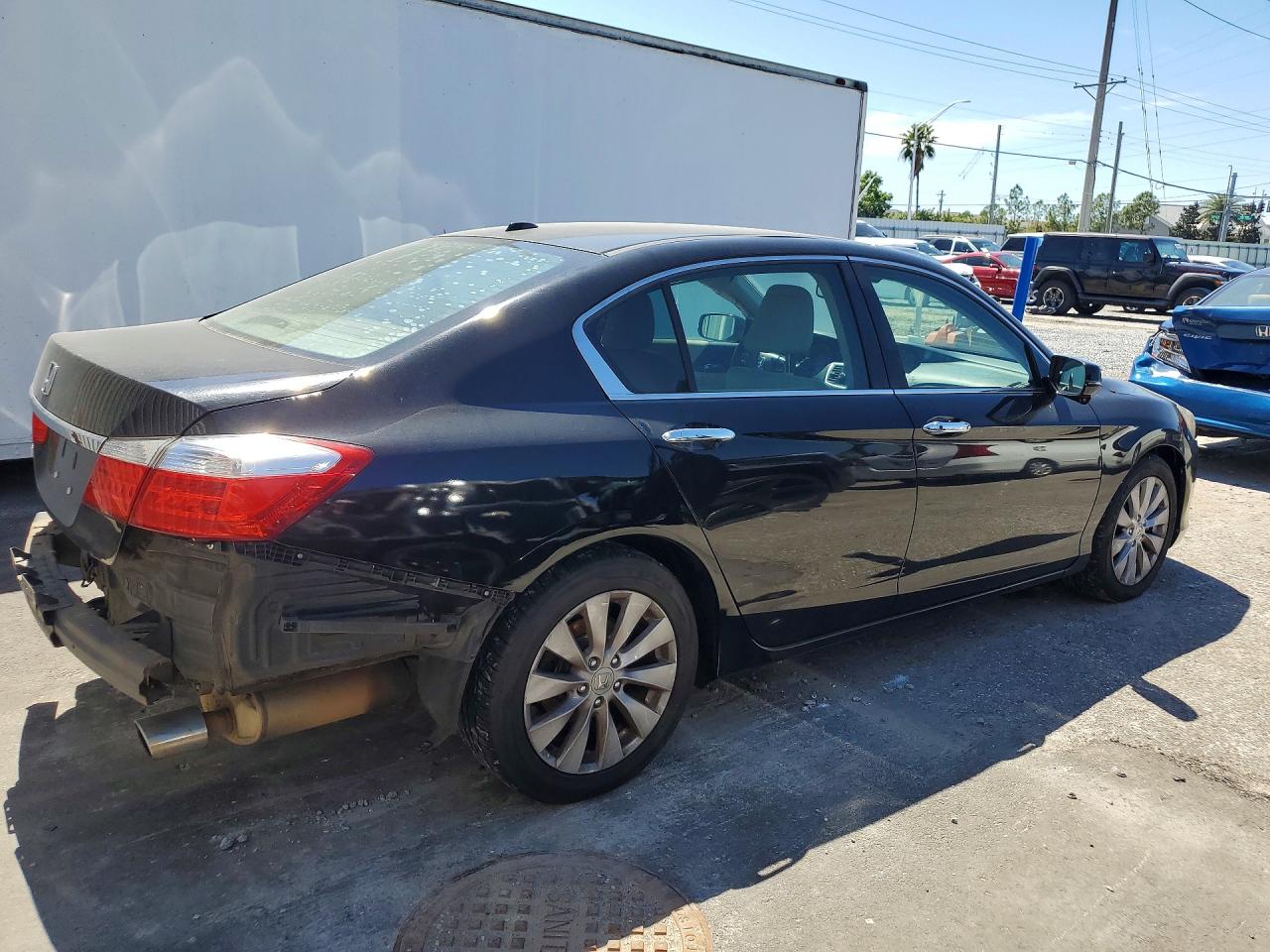2015 Honda Accord Exl Черный vin: 1HGCR2F86FA094627