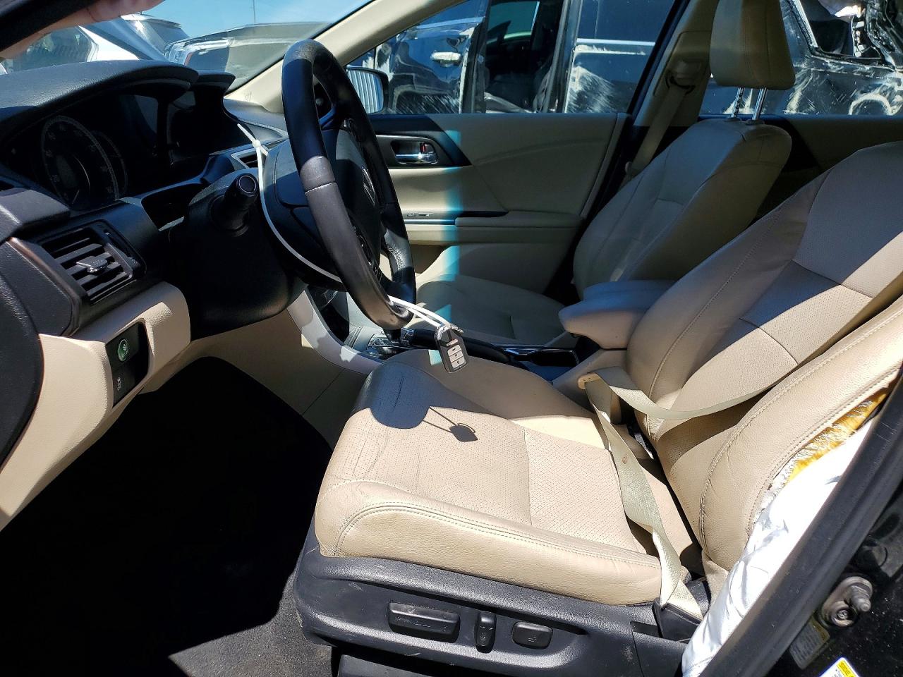 2015 Honda Accord Exl Черный vin: 1HGCR2F86FA094627
