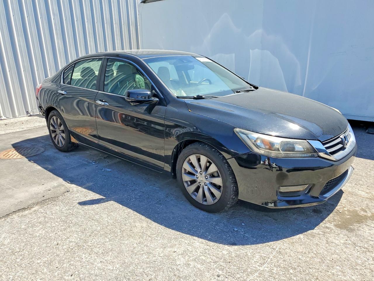 2015 Honda Accord Exl Черный vin: 1HGCR2F86FA094627