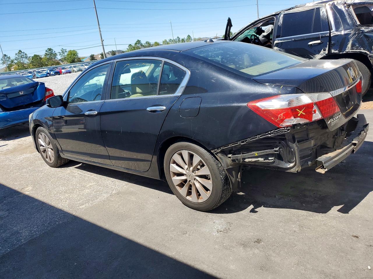 2015 Honda Accord Exl Черный vin: 1HGCR2F86FA094627