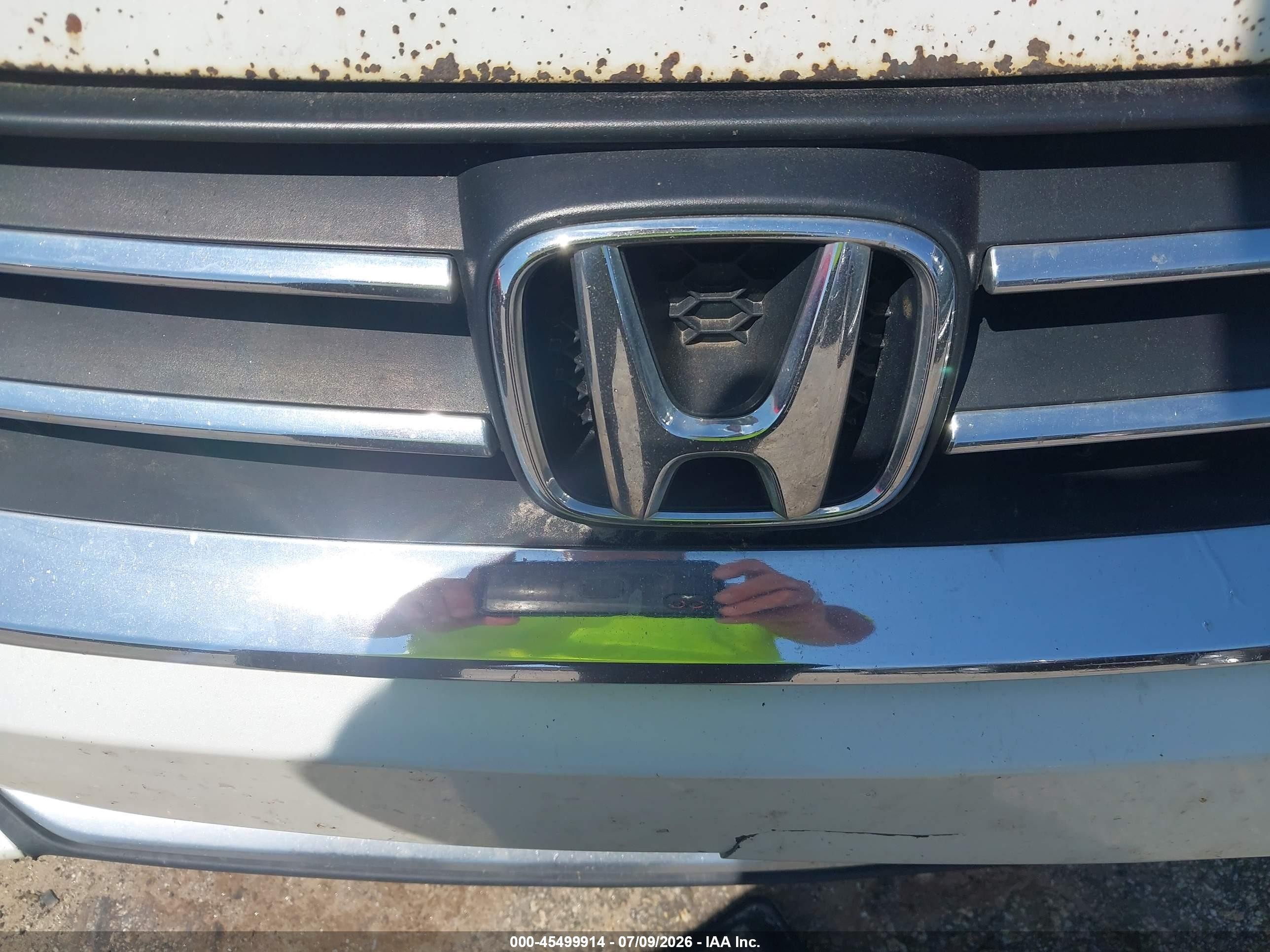 2015 Honda Accord Ex-l White vin: 1HGCR2F86FA109210