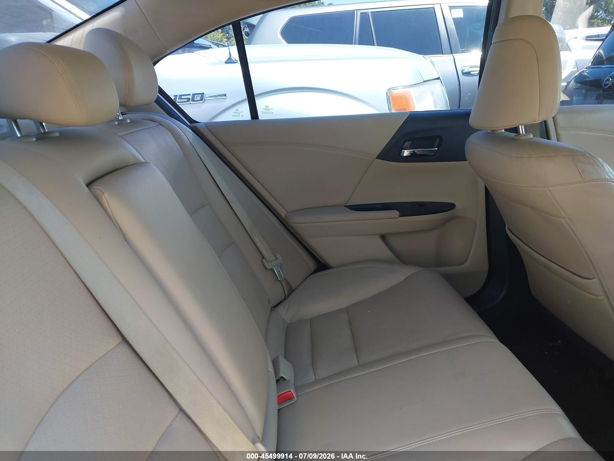 2015 Honda Accord Ex-l White vin: 1HGCR2F86FA109210