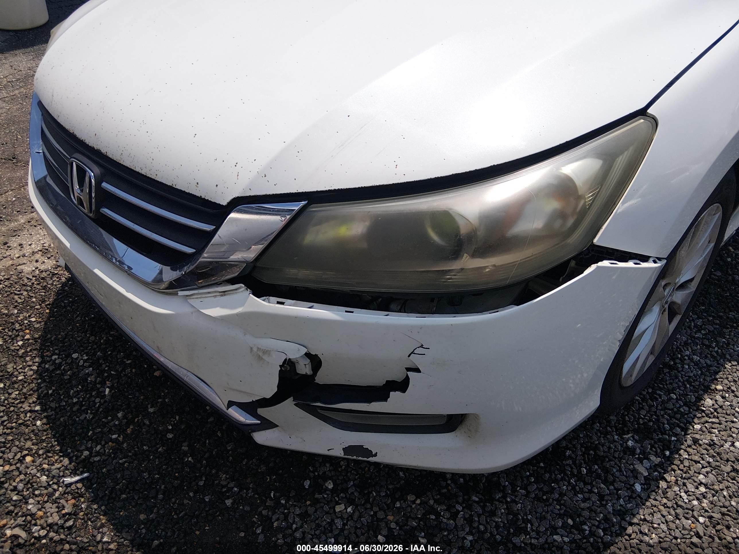 2015 Honda Accord Ex-l White vin: 1HGCR2F86FA109210