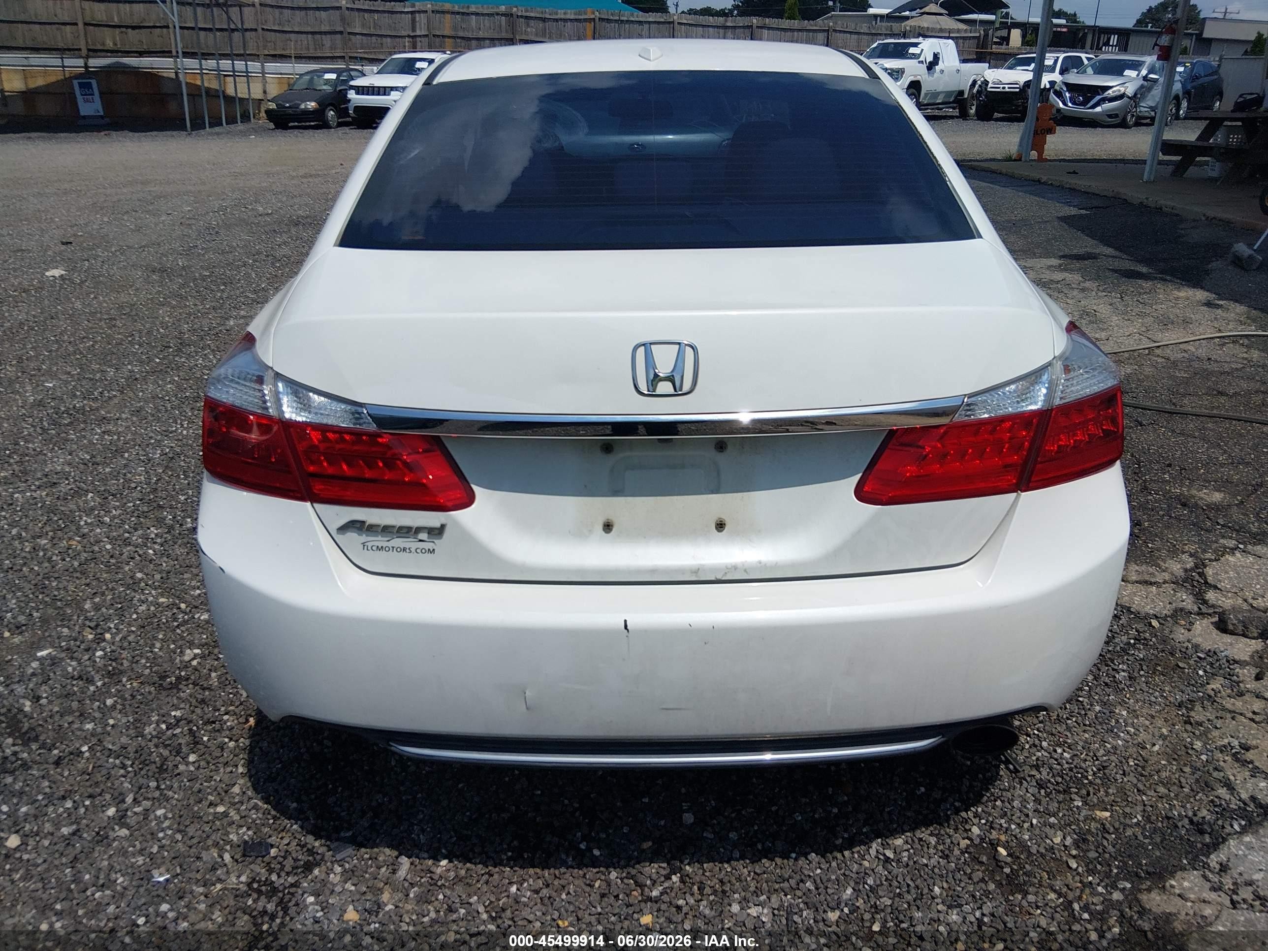 2015 Honda Accord Ex-l White vin: 1HGCR2F86FA109210