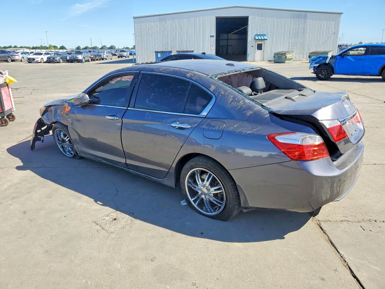 2015 Honda Accord Exl Gray vin: 1HGCR2F86FA120322