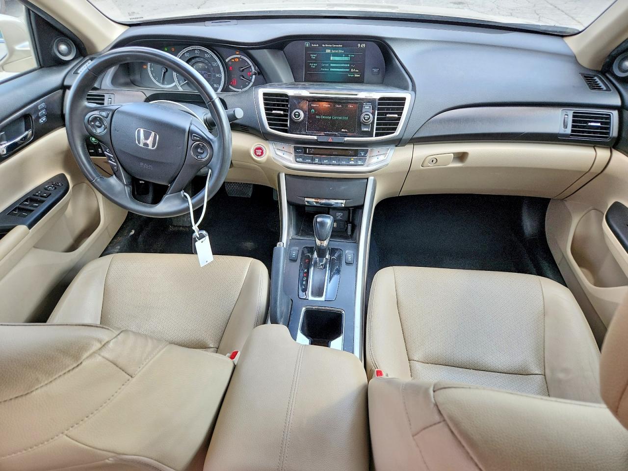 2015 Honda Accord Exl Beige vin: 1HGCR2F86FA139209