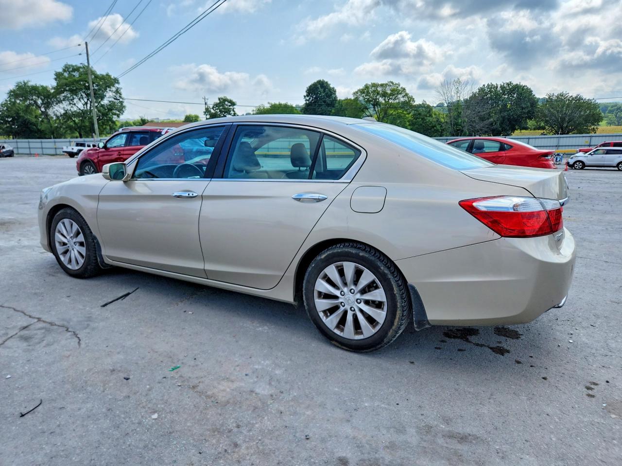 2015 Honda Accord Exl Beige vin: 1HGCR2F86FA139209