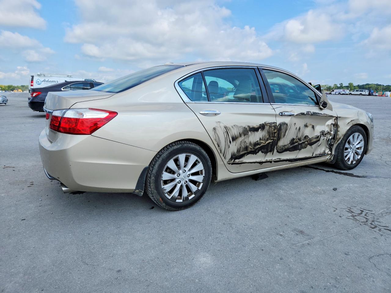 2015 Honda Accord Exl Beige vin: 1HGCR2F86FA139209