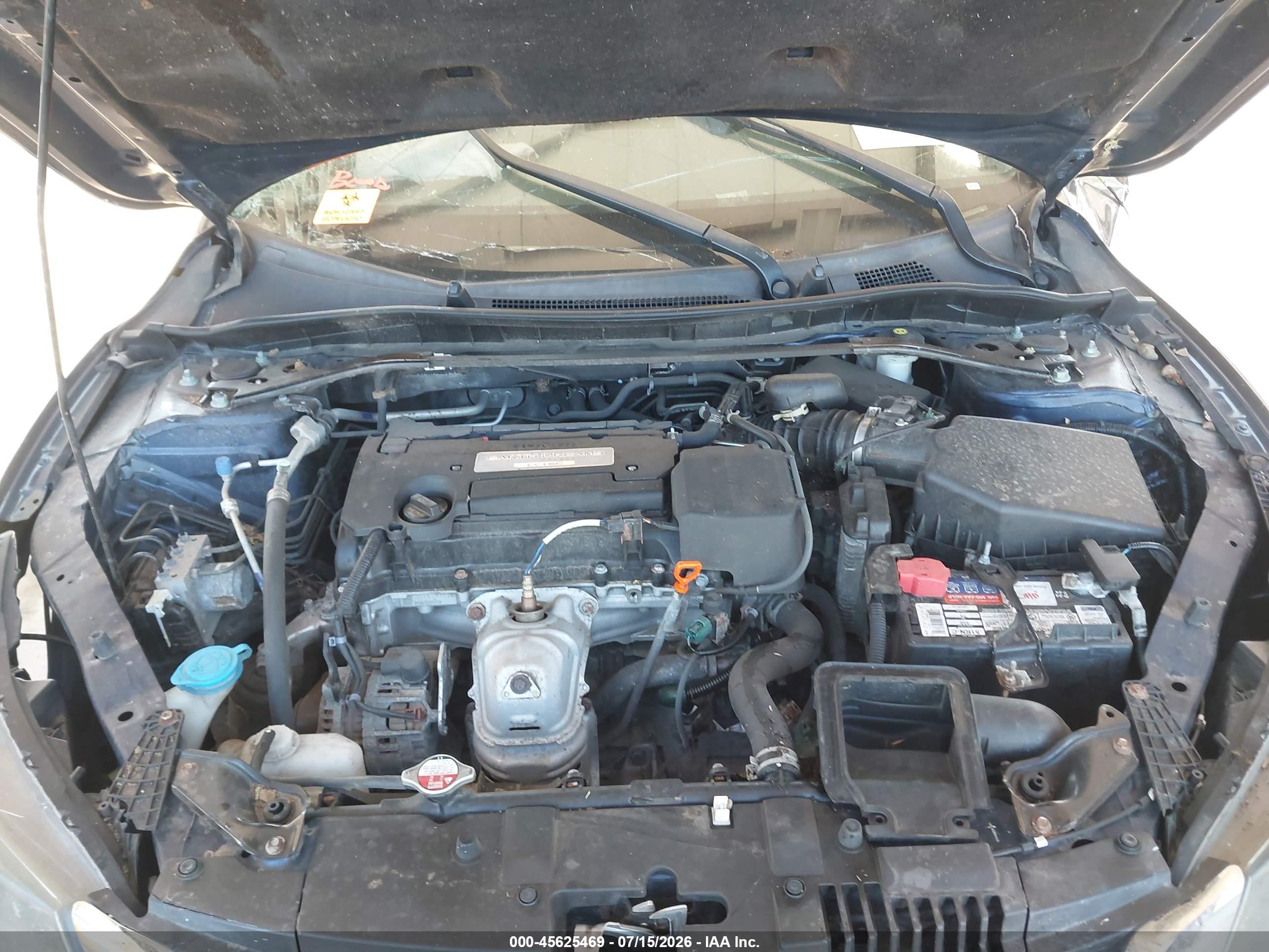 2015 Honda Accord Ex-l Blue vin: 1HGCR2F86FA147925