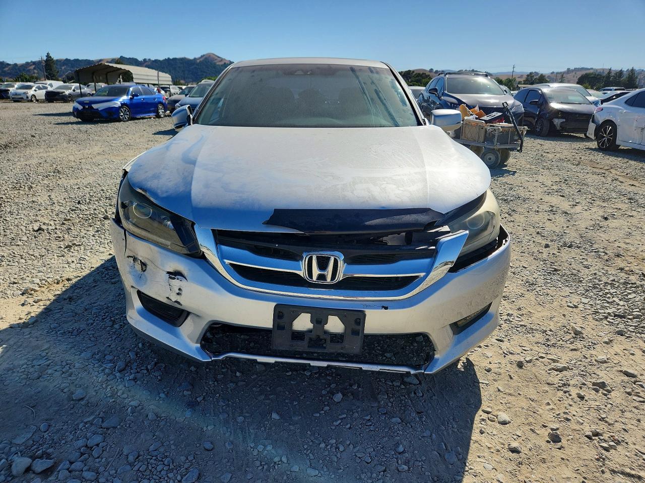 2015 Honda Accord Exl Silver vin: 1HGCR2F86FA155295