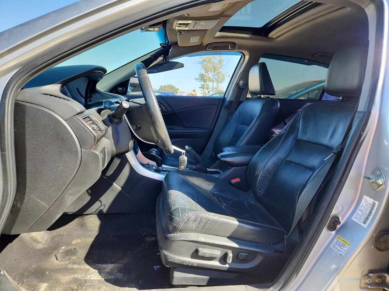 2015 Honda Accord Exl Silver vin: 1HGCR2F86FA155295