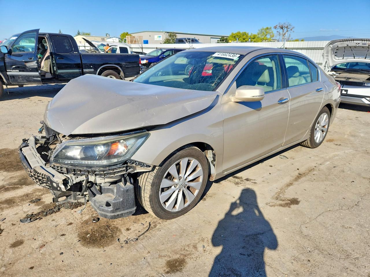 2015 Honda Accord Exl Gold vin: 1HGCR2F86FA200302
