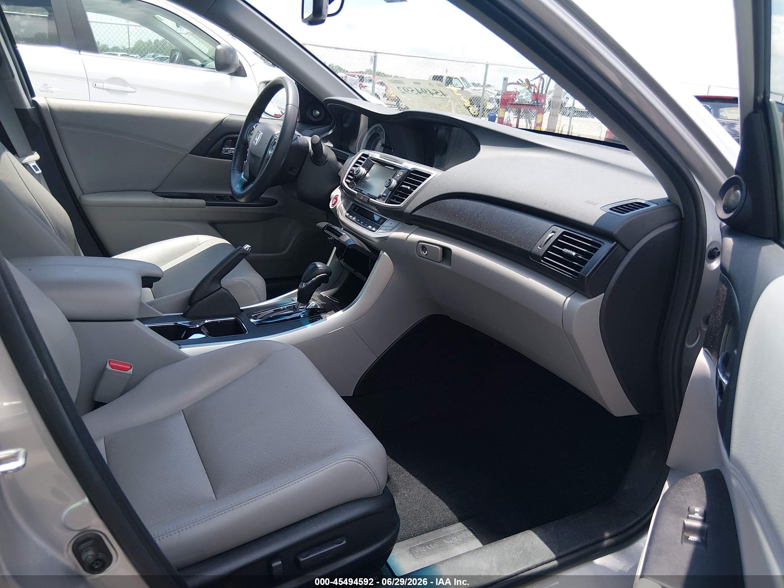 2015 Honda Accord Ex-l Silver vin: 1HGCR2F86FA202776