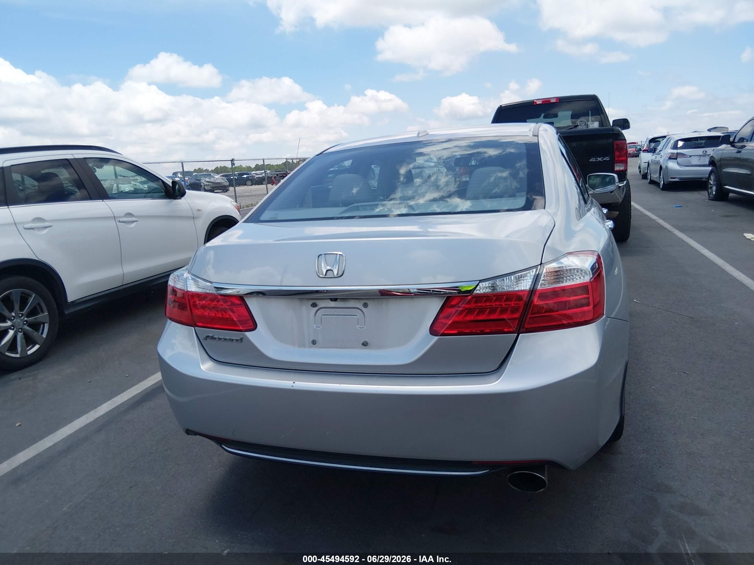 2015 Honda Accord Ex-l Silver vin: 1HGCR2F86FA202776