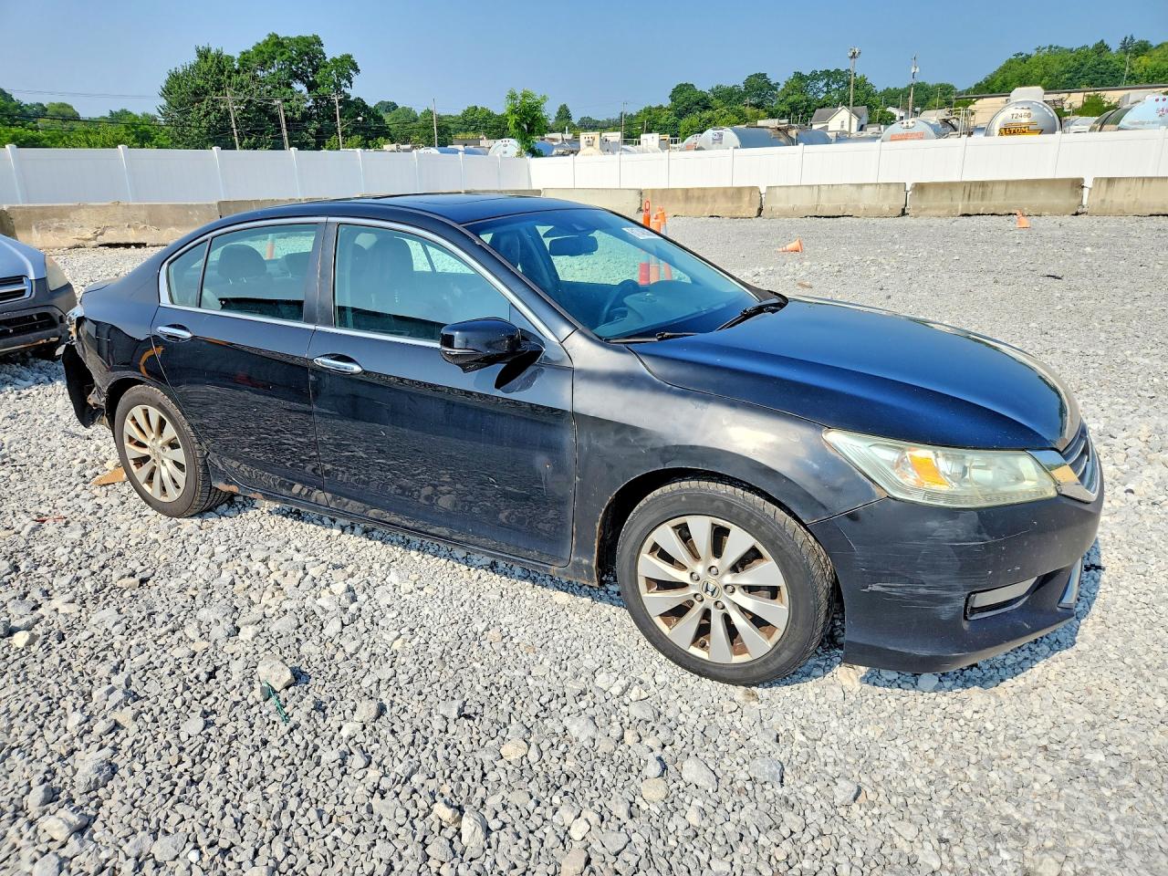 2015 Honda Accord Exl Черный vin: 1HGCR2F86FA224017
