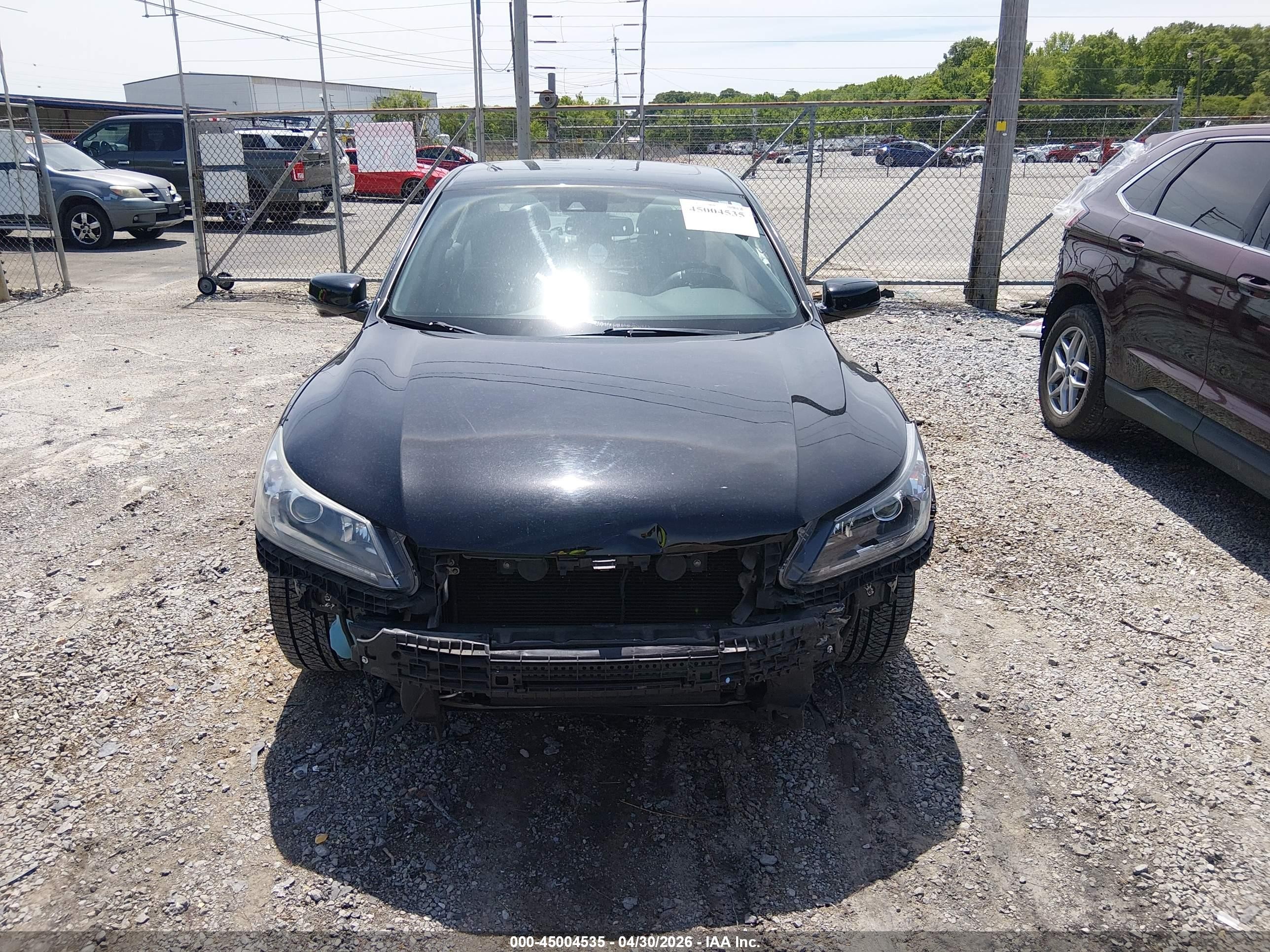 2015 Honda Accord Ex-l Black vin: 1HGCR2F86FA274559