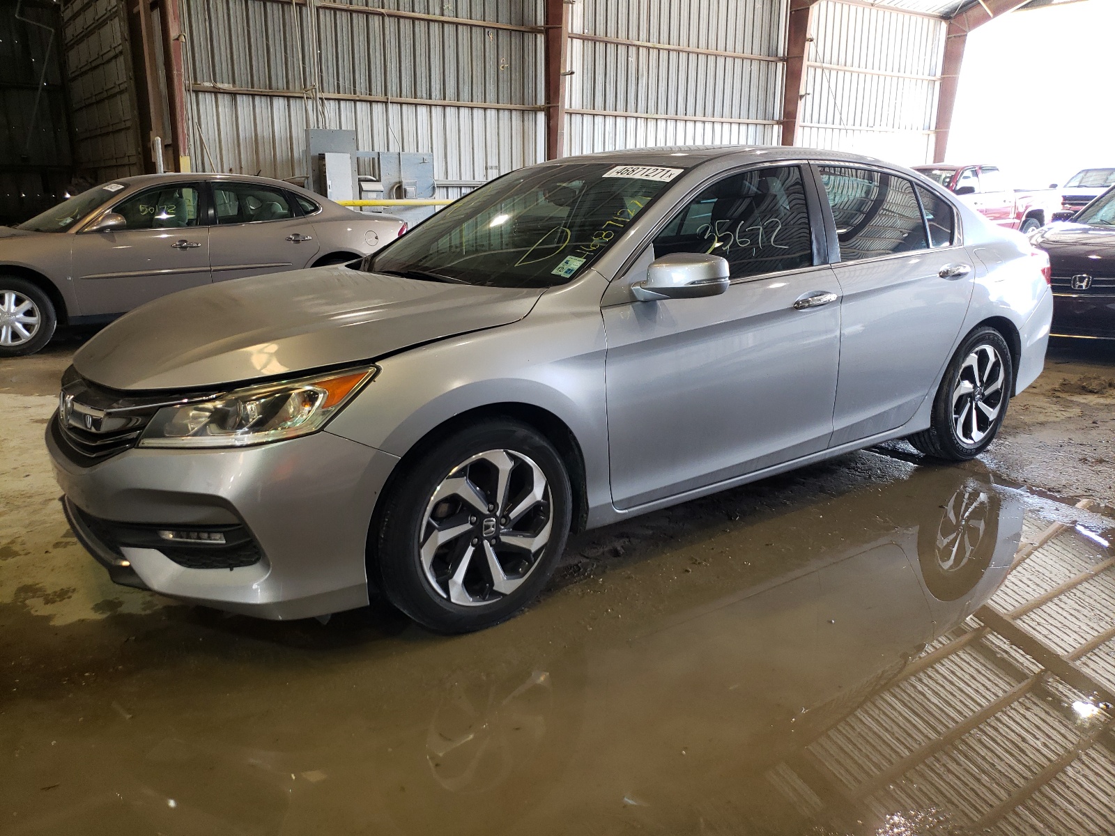 2016 Honda Accord Exl Серебряный vin: 1HGCR2F86GA144802