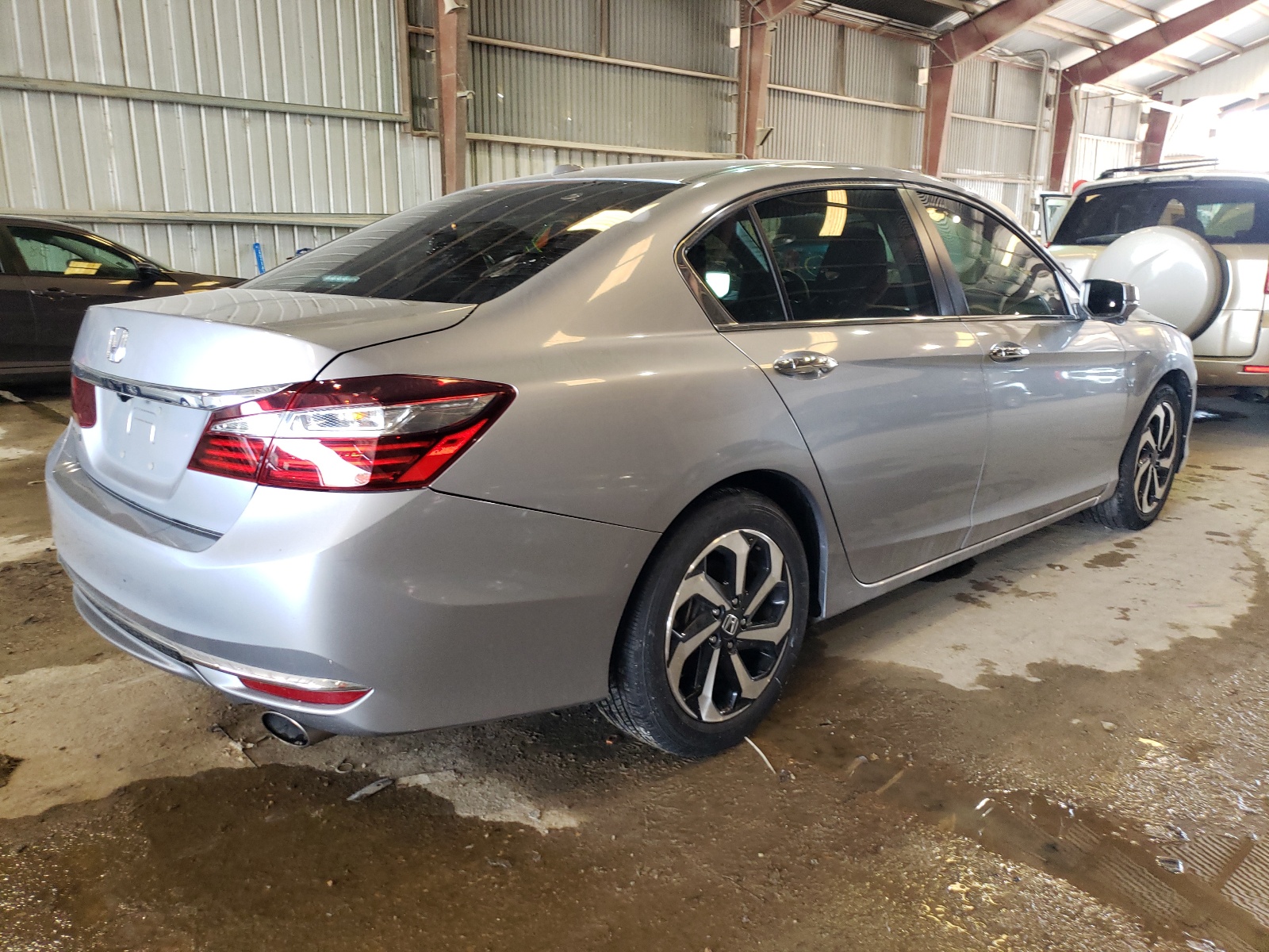 2016 Honda Accord Exl Серебряный vin: 1HGCR2F86GA144802