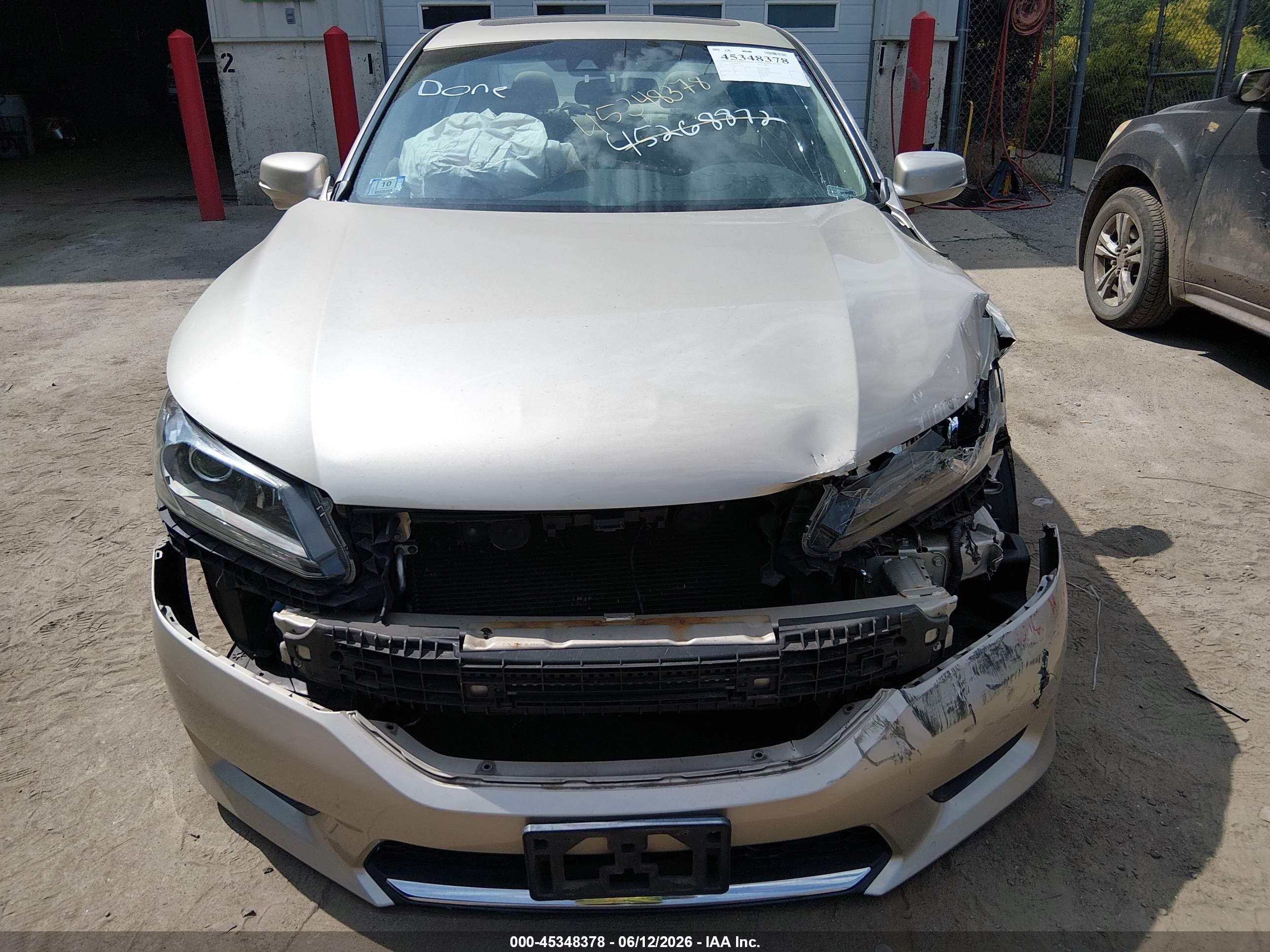 2013 Honda Accord Ex-l Tan vin: 1HGCR2F87DA021926
