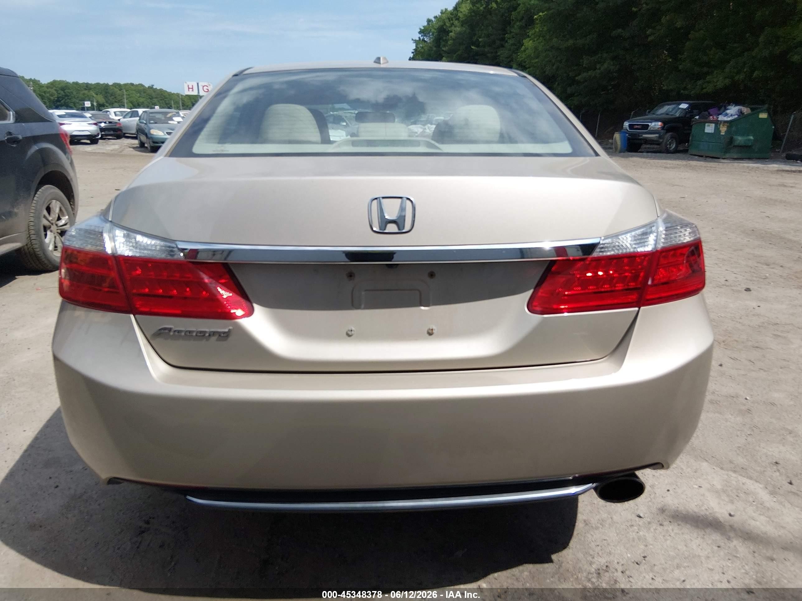 2013 Honda Accord Ex-l Tan vin: 1HGCR2F87DA021926