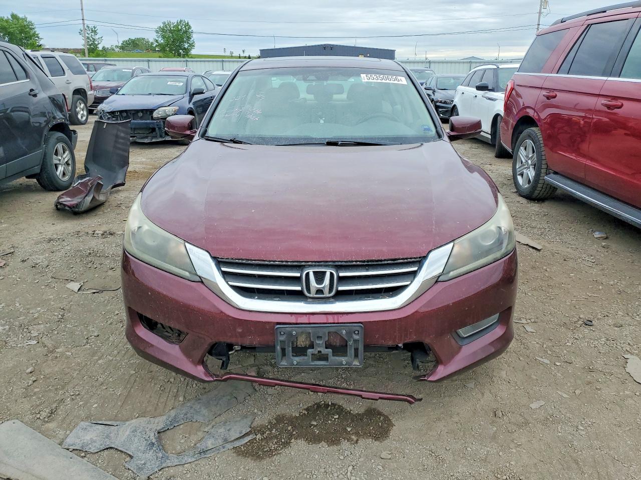 2013 Honda Accord Burgundy vin: 1HGCR2F87DA029640
