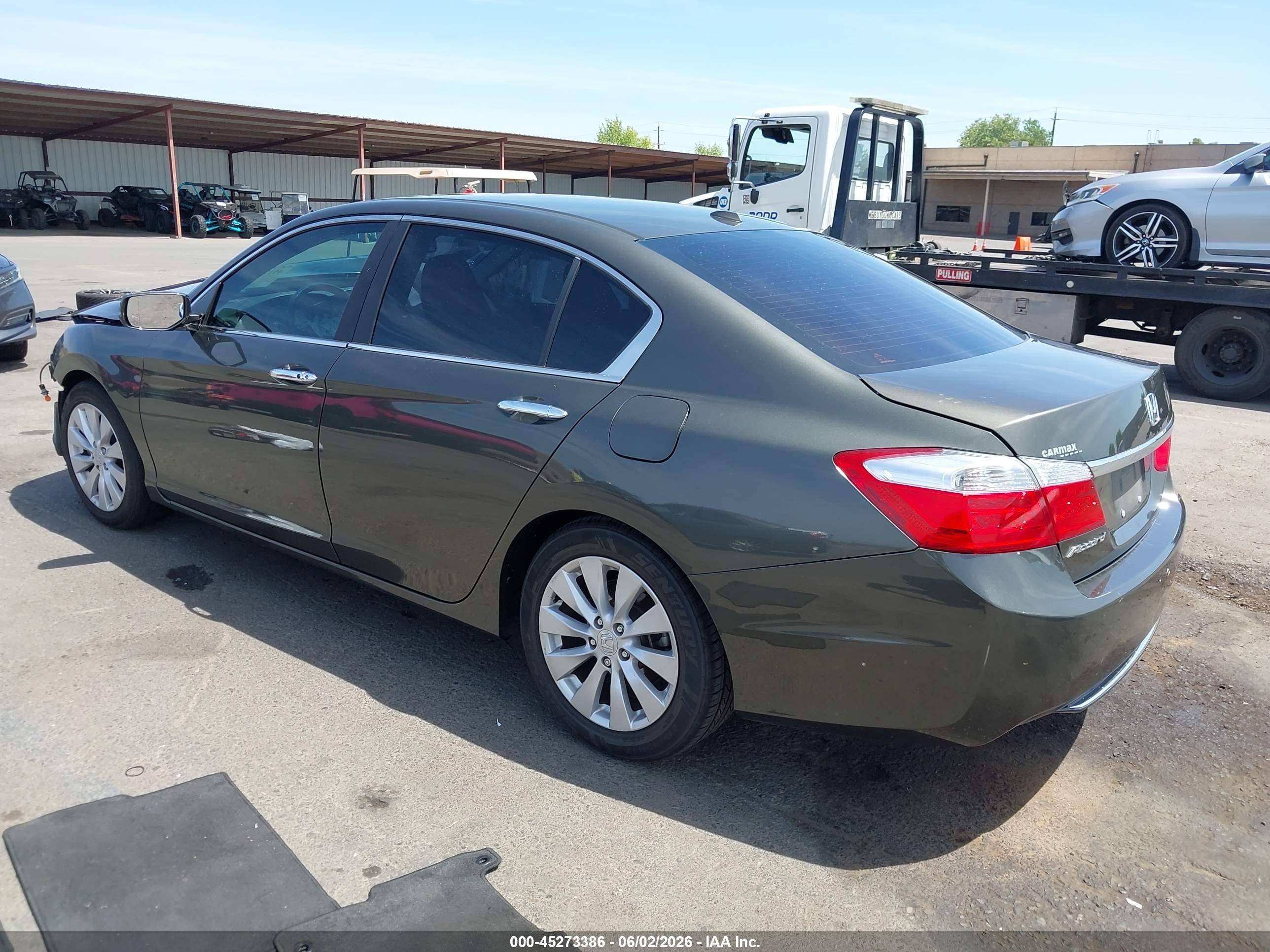 2013 Honda Accord Ex-l Green vin: 1HGCR2F87DA038791