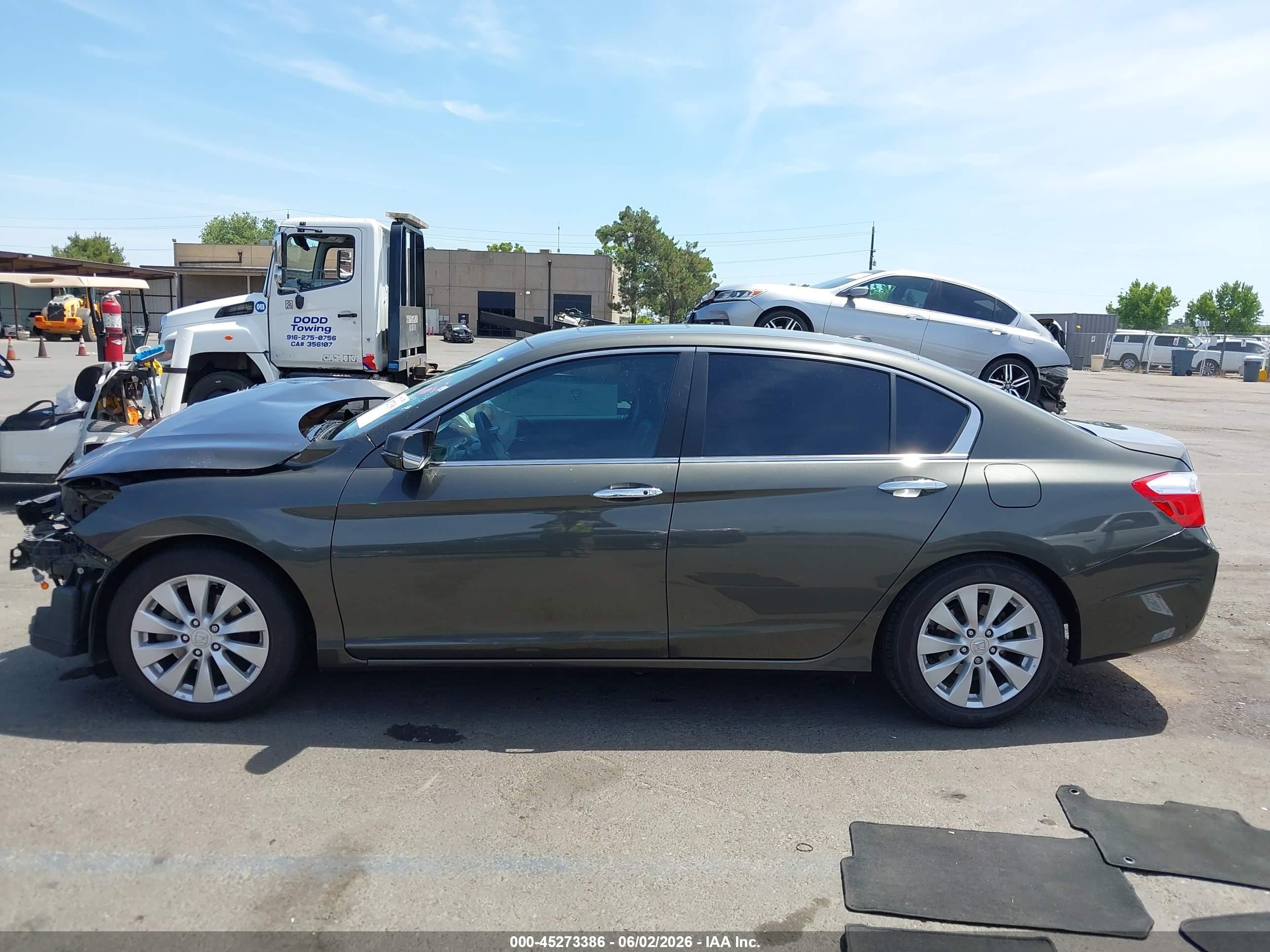 2013 Honda Accord Ex-l Green vin: 1HGCR2F87DA038791
