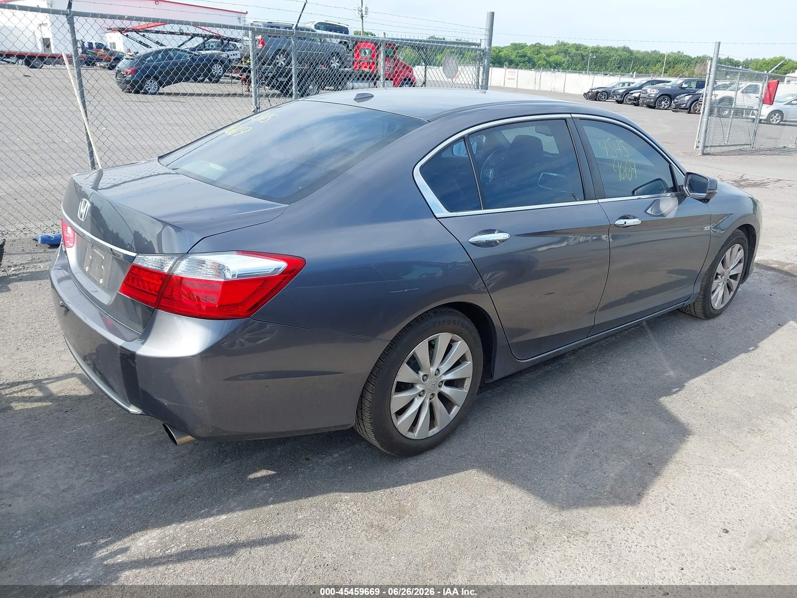 2013 Honda Accord Ex-l Gray vin: 1HGCR2F87DA041304