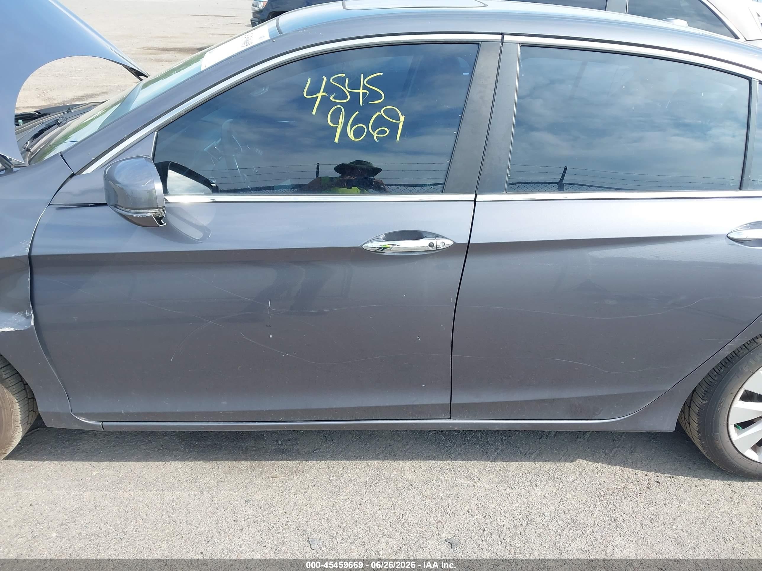 2013 Honda Accord Ex-l Gray vin: 1HGCR2F87DA041304