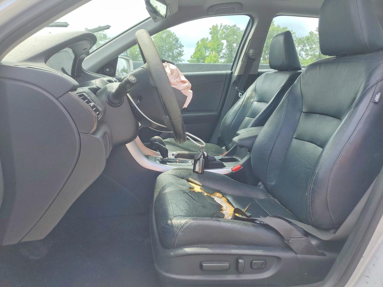 2013 Honda Accord Exl Silver vin: 1HGCR2F87DA042064