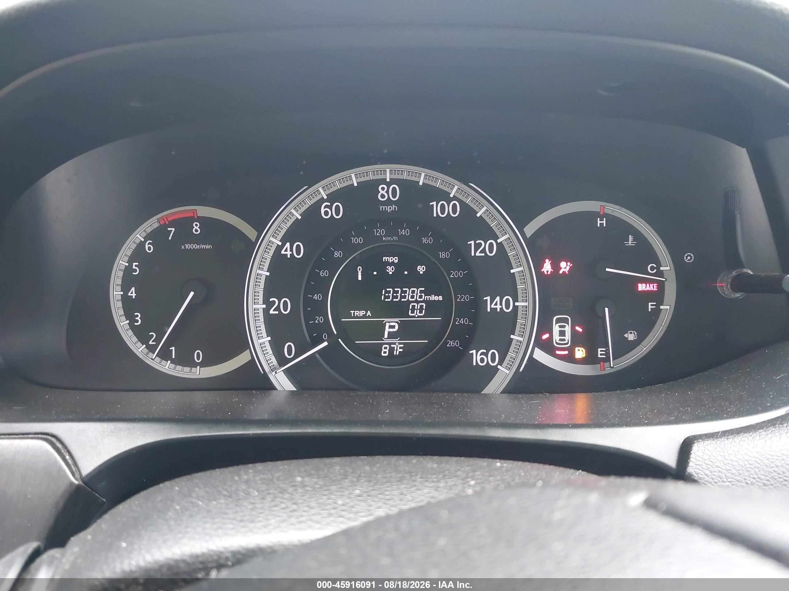 2013 Honda Accord Ex-l Gray vin: 1HGCR2F87DA048964