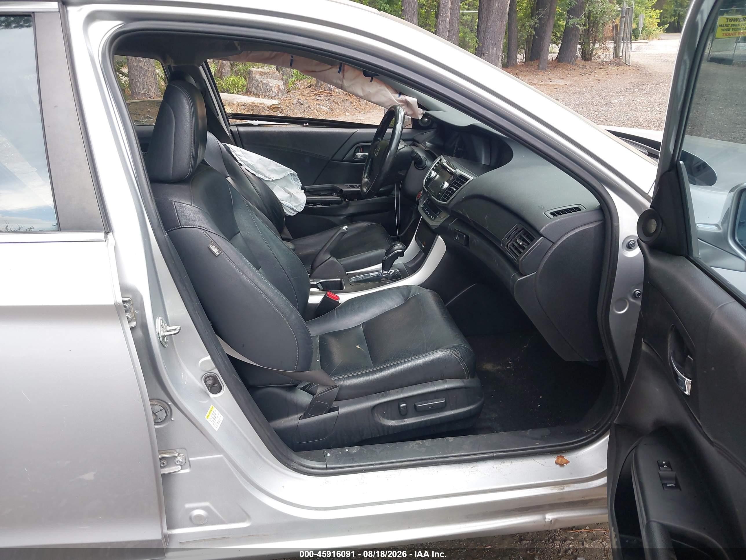 2013 Honda Accord Ex-l Gray vin: 1HGCR2F87DA048964