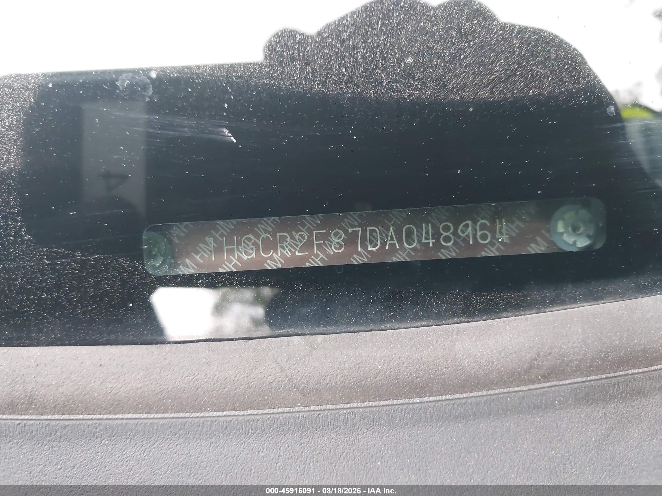 2013 Honda Accord Ex-l Gray vin: 1HGCR2F87DA048964