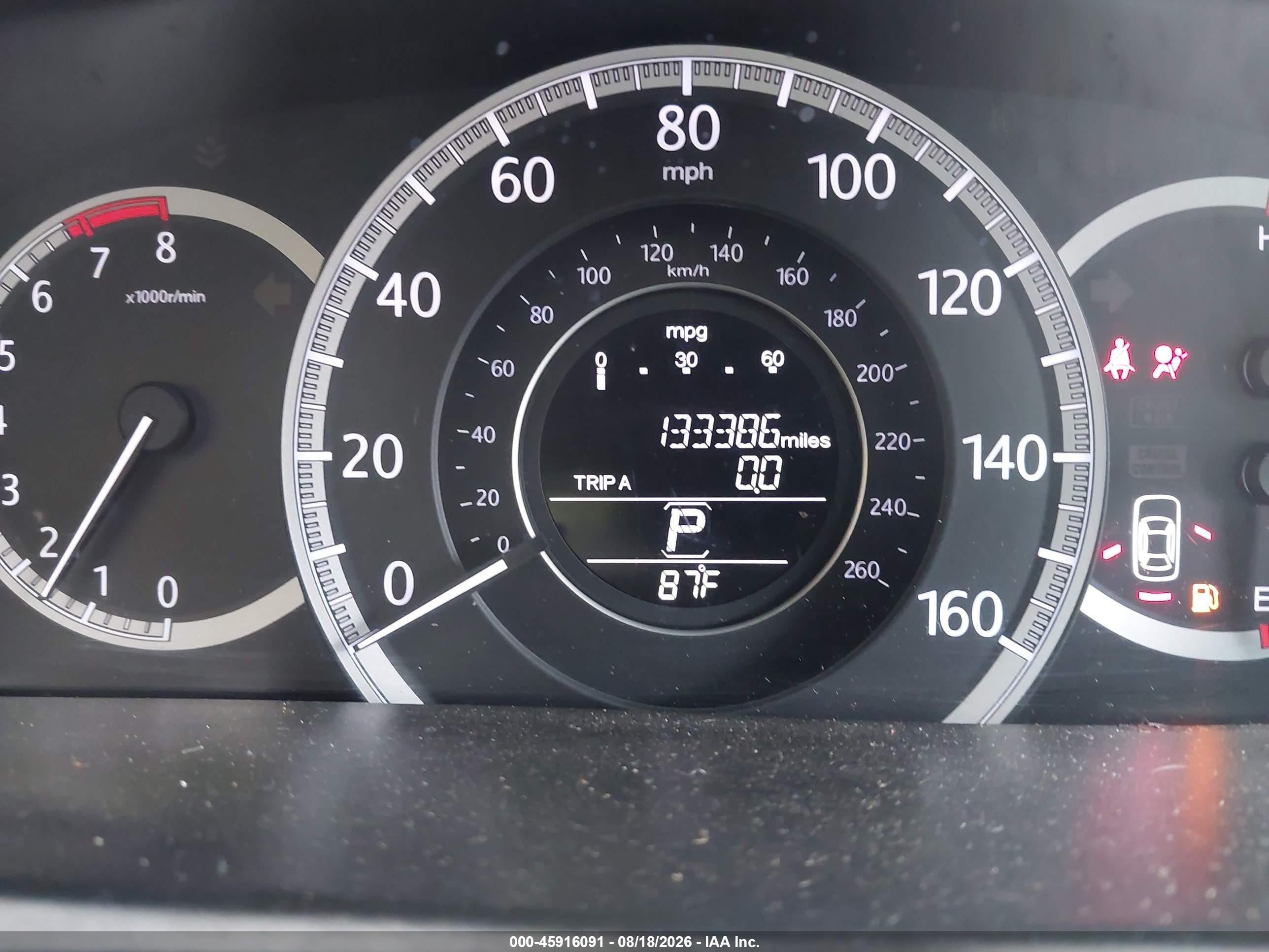 2013 Honda Accord Ex-l Gray vin: 1HGCR2F87DA048964