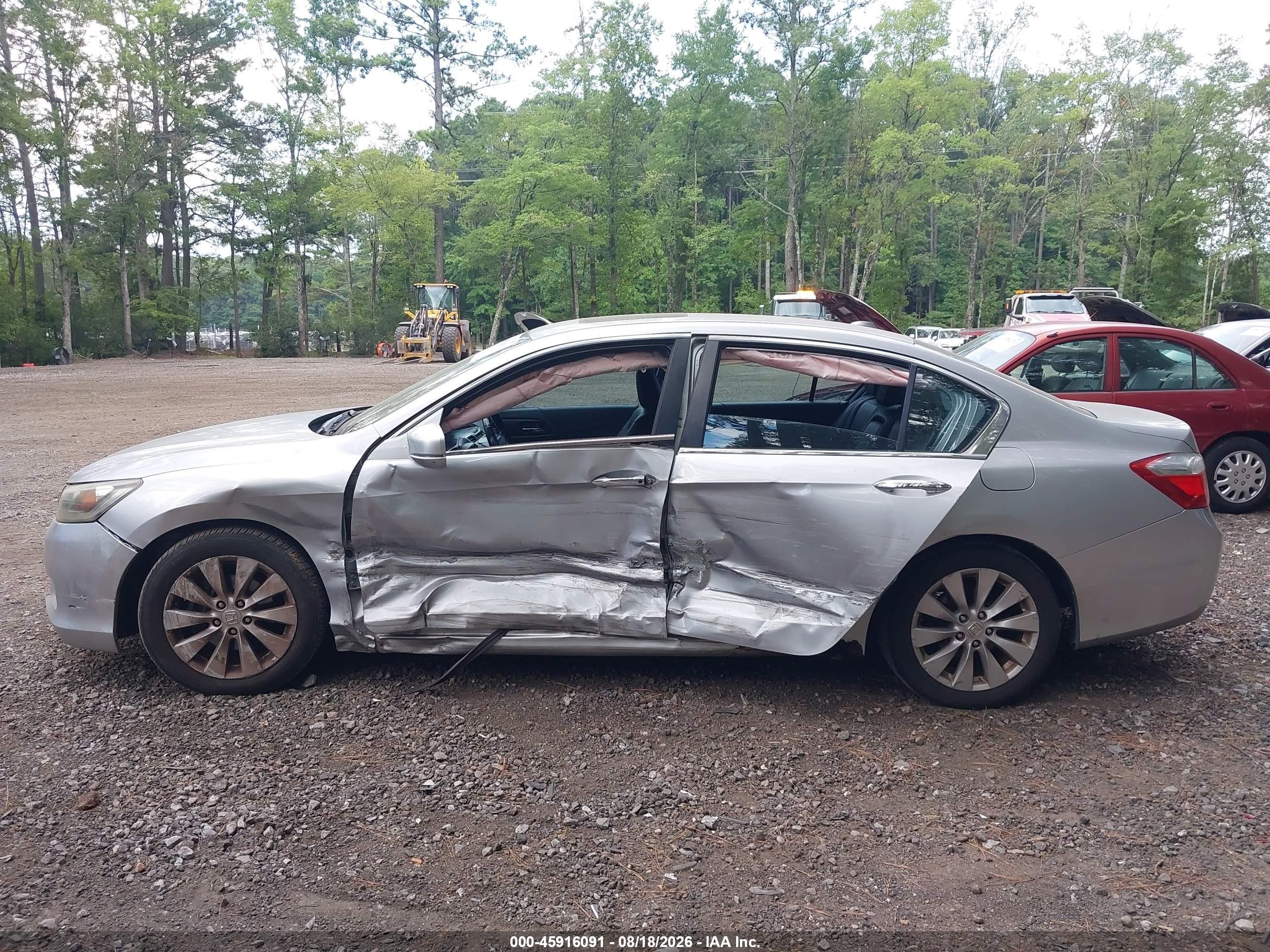 2013 Honda Accord Ex-l Gray vin: 1HGCR2F87DA048964
