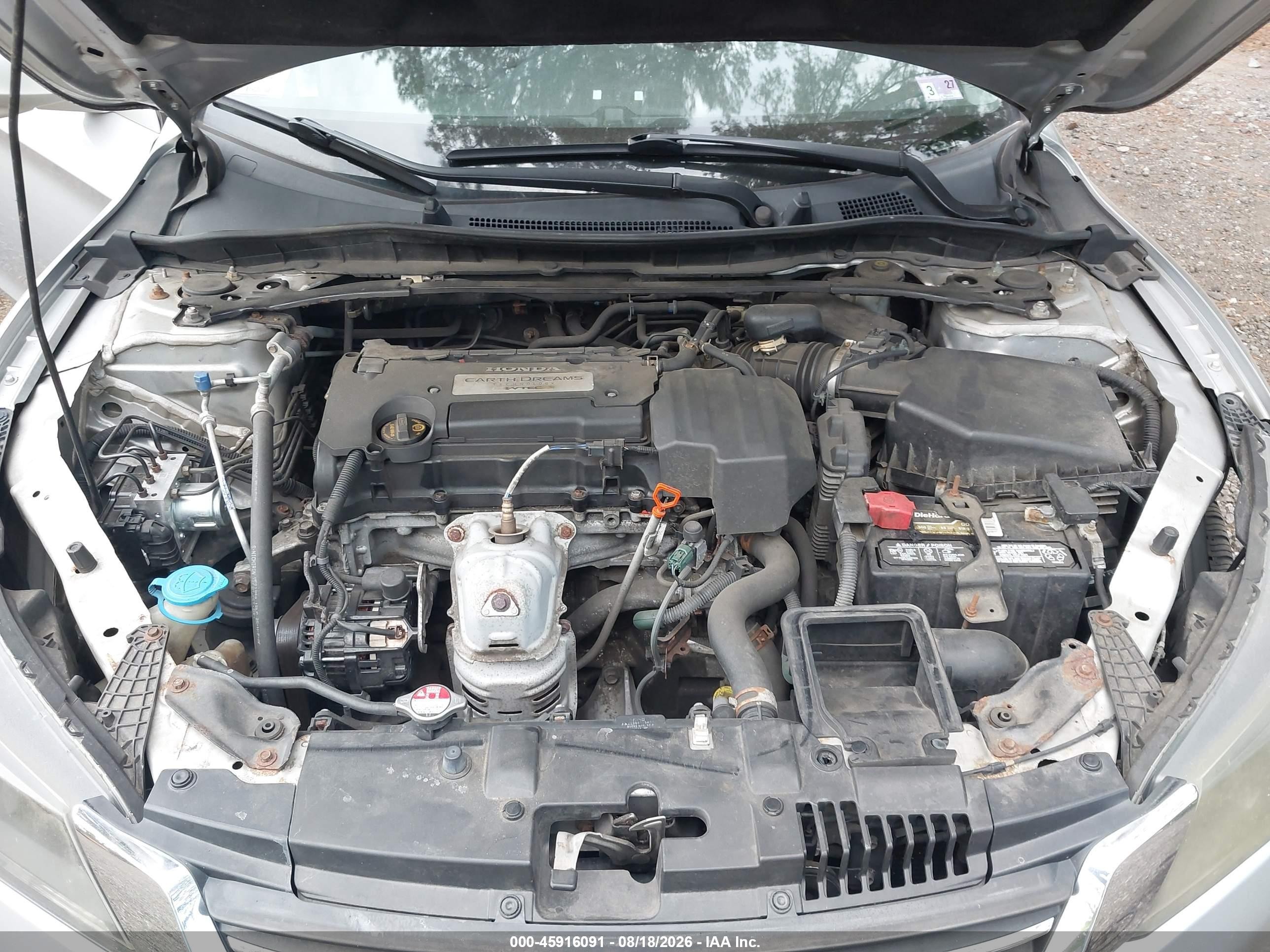 2013 Honda Accord Ex-l Gray vin: 1HGCR2F87DA048964