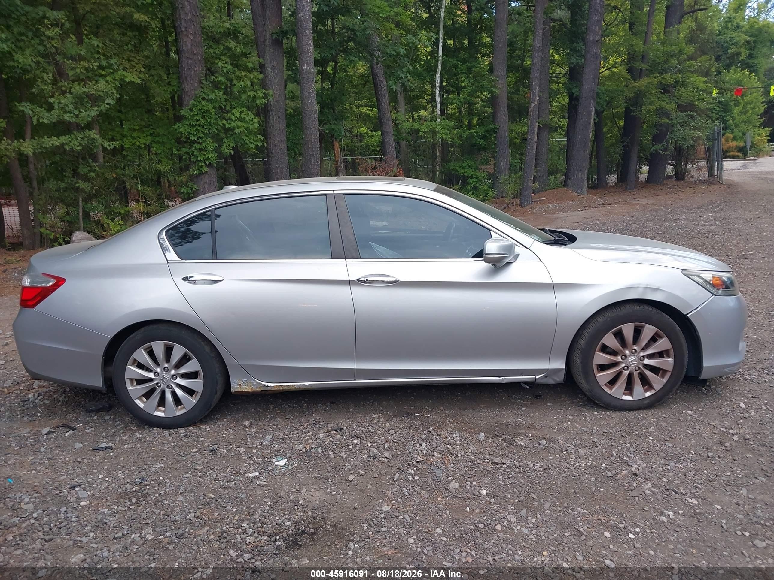2013 Honda Accord Ex-l Gray vin: 1HGCR2F87DA048964