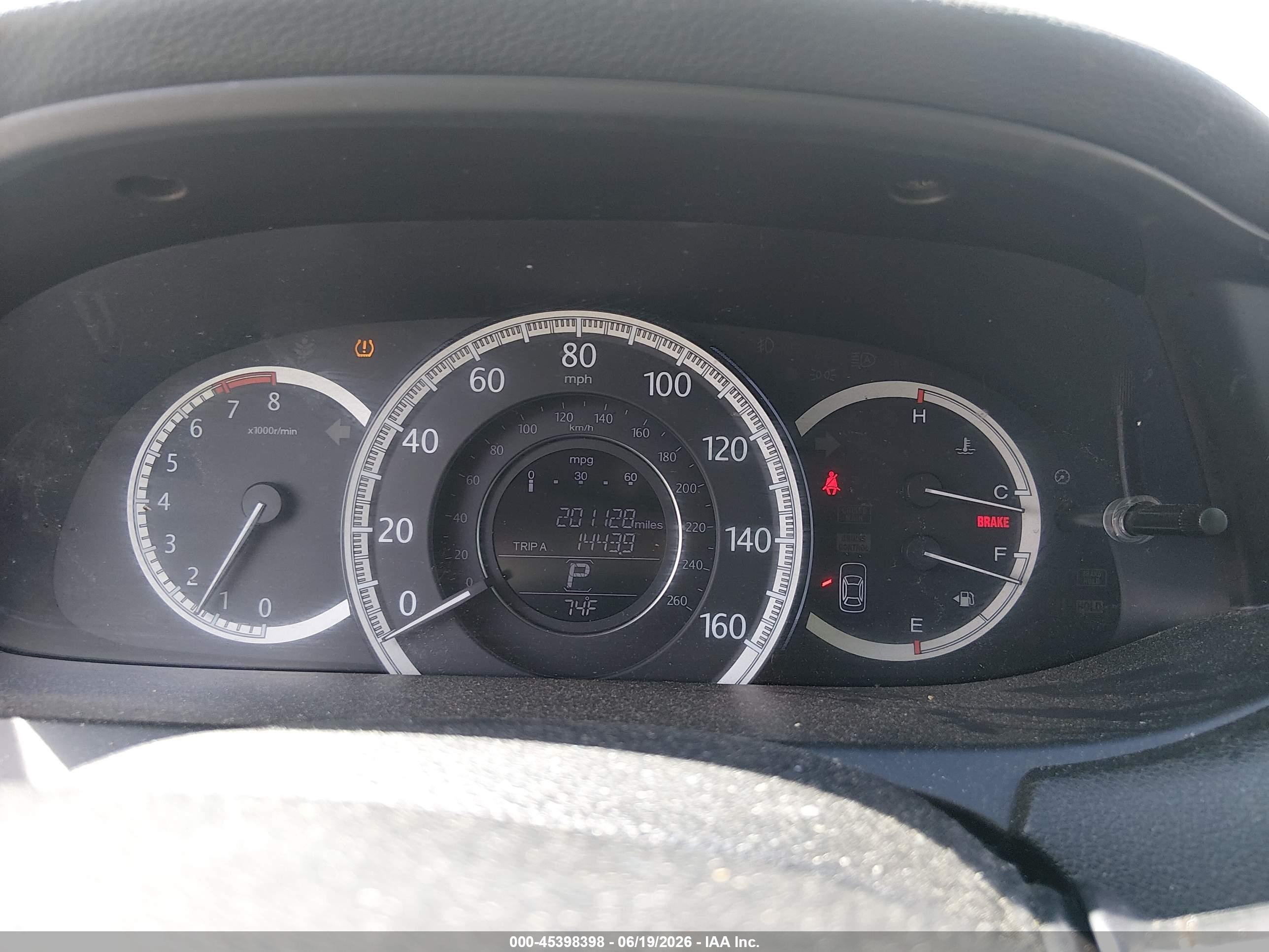 2013 Honda Accord Ex-l Белый vin: 1HGCR2F87DA057227