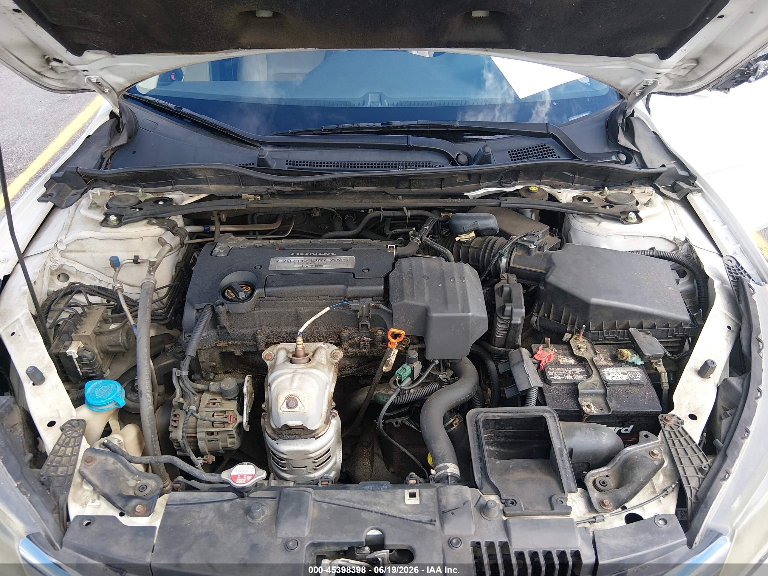 2013 Honda Accord Ex-l Белый vin: 1HGCR2F87DA057227