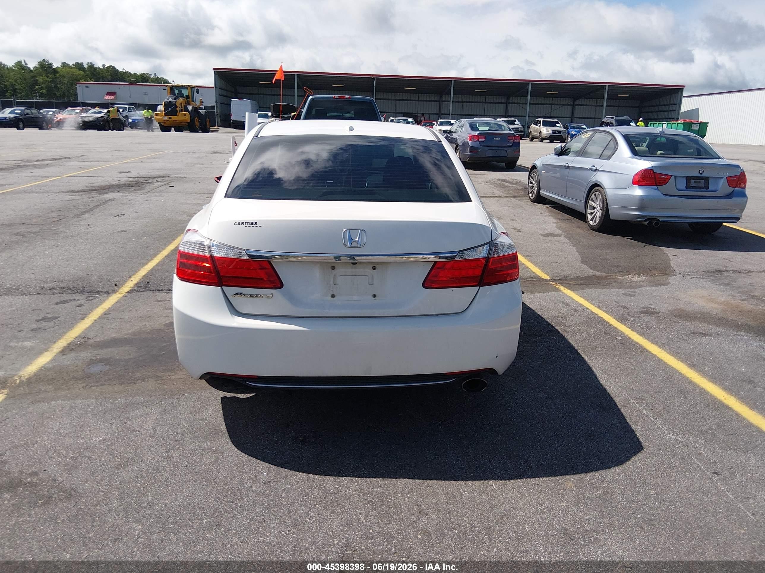2013 Honda Accord Ex-l Белый vin: 1HGCR2F87DA057227