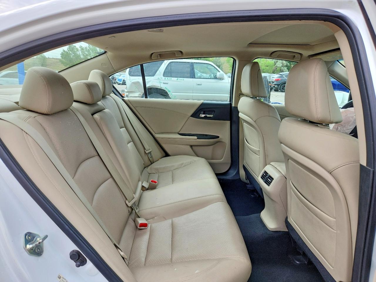 2013 Honda Accord Exl White vin: 1HGCR2F87DA060113